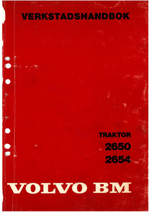 Product picture Volvo BM 2650/2654 verkstadshandbok