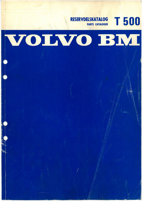 Product picture Volvo BM T500 reservdelskatalog/parts catalog
