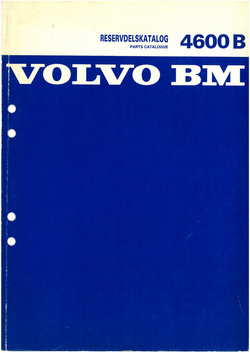 Product picture Volvo BM 4600B reservdelskatalog/parts catalog