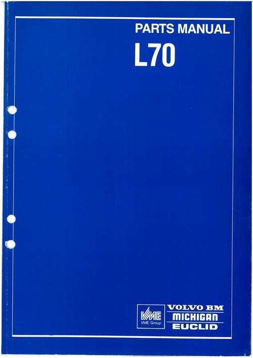 Product picture Volvo BM L70 parts manual
