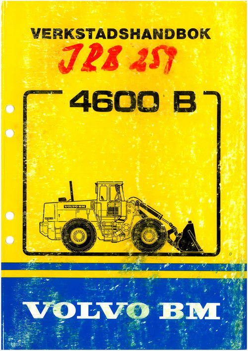 Product picture Volvo BM 4600B verkstadshandbok