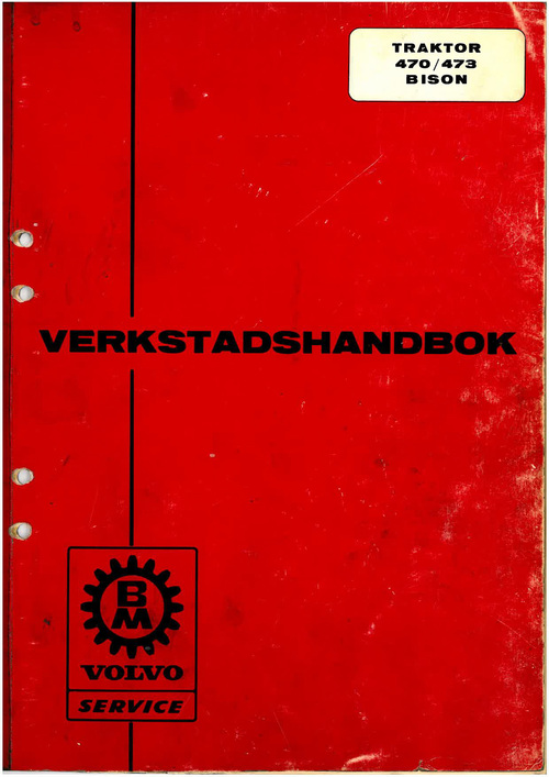 Product picture BM Volvo 470/473 Bison verkstadshandbok