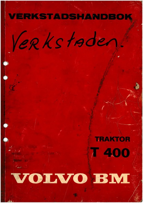 Product picture Volvo BM T400 verkstadshandbok