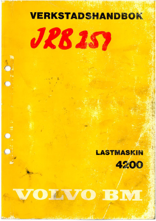 Product picture Volvo BM 4200 verkstadshandbok